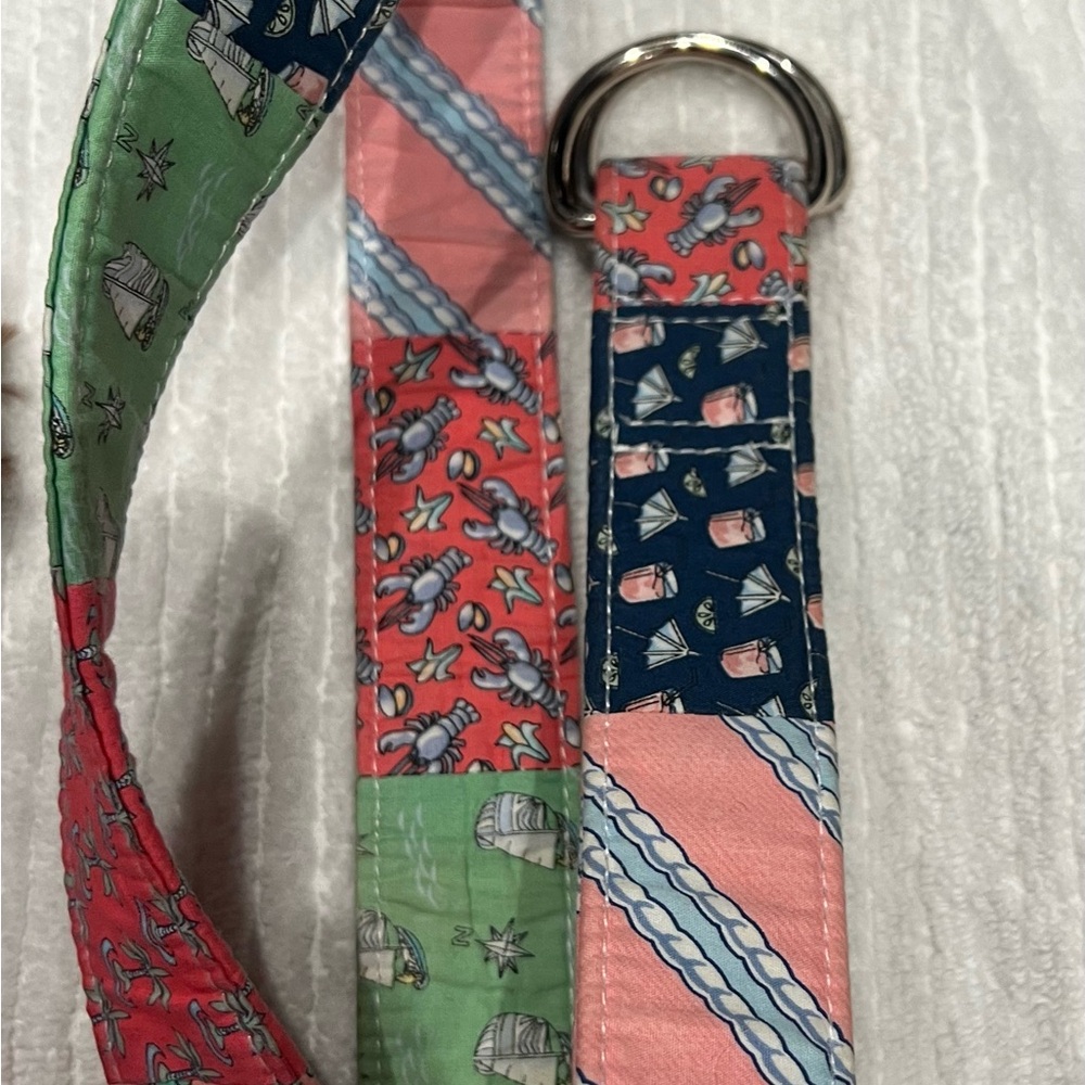 Vineyard Vines Multicolor Patchwork Belt